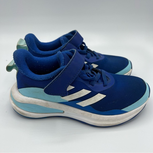Adidas Fortarun Sport Running Elastic Lace Up Shoes Blue US 12K - Picture 5 of 10